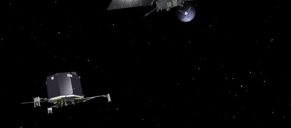 Зонд Rosetta развертывает посадочный модуль Philae на комете - Sputnik Afrique