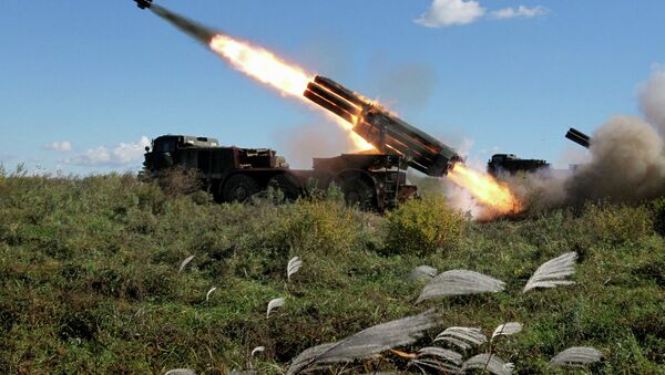 Учения артиллерийских подразделений армии в Приморском крае - Sputnik Afrique