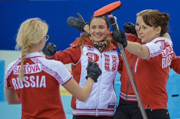 L'équipe féminine russe de curling - Sputnik Afrique