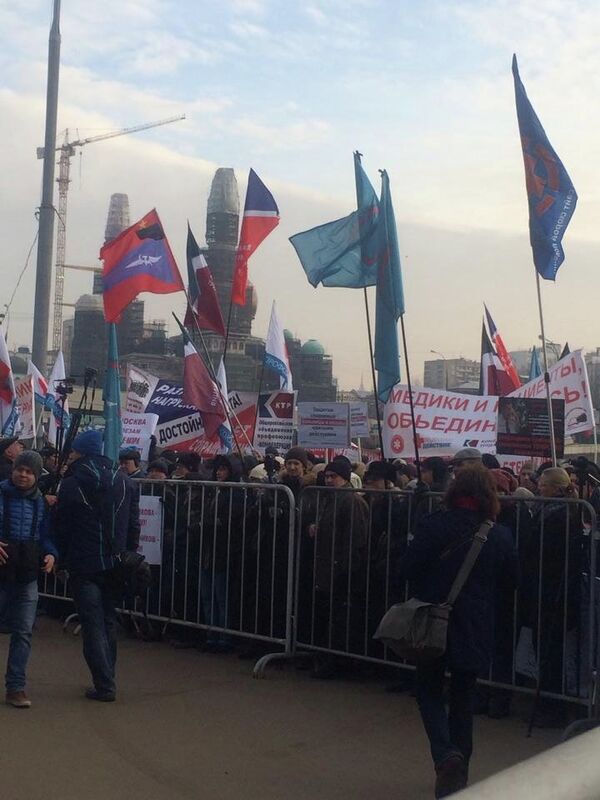 Moscou: une manifestation de près de 1.500 médecins pour protester contre les bas salaires - Sputnik Afrique