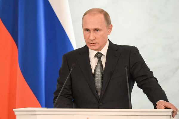 Message annuel de Vladimir Poutine au parlement - Sputnik Afrique