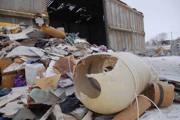 Le lieu du crash et des fragments du Boeing malaisien dans le Donbass - Sputnik Afrique