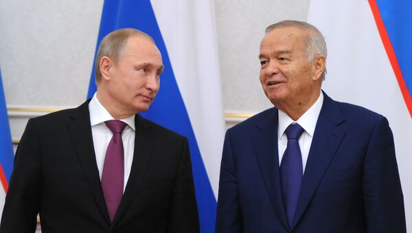 Vladimir Poutine et Islam Karimov - Sputnik Afrique