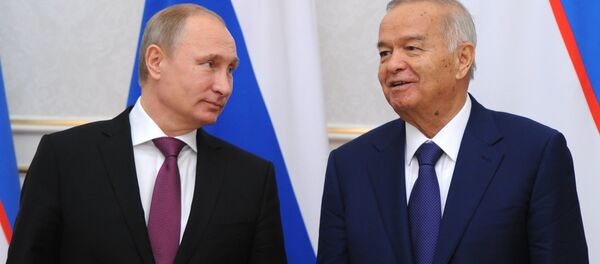 Vladimir Poutine et Islam Karimov - Sputnik Afrique
