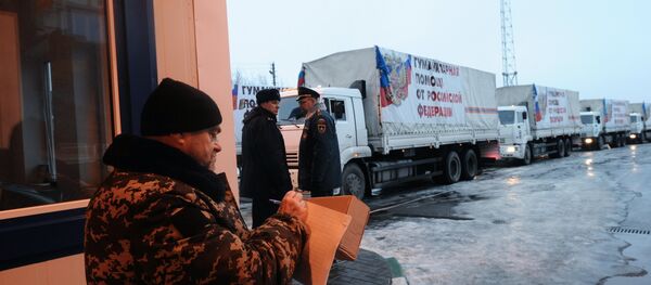 Ukraine: le 9e convoi humanitaire russe est arrivé au Donbass - Sputnik Afrique