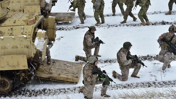 Soldats de l'OTAN en Lettonie - Sputnik Afrique
