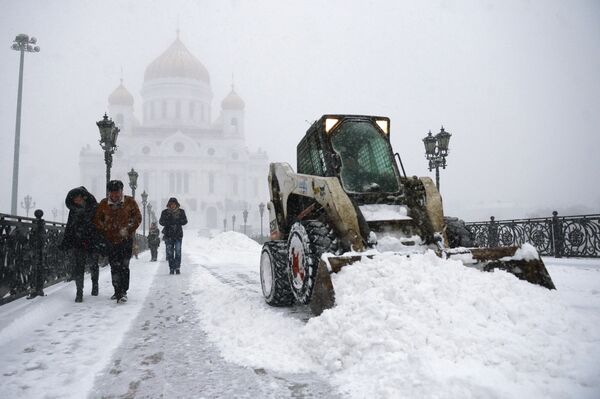 Moscou ensevelie sous la neige - Sputnik Afrique