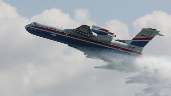 L'avion-amphibie polyvalent Beriev Be-200 (archive photo) - Sputnik Afrique