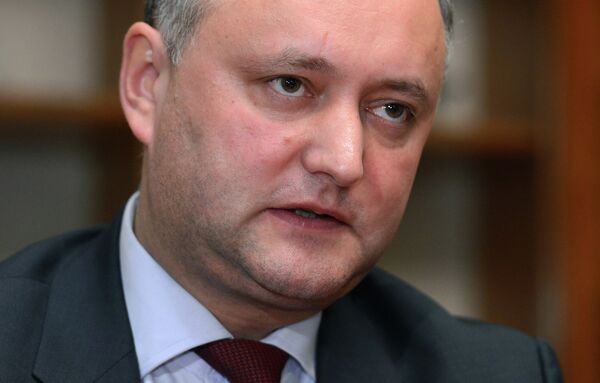Igor Dodon, chef de file du Parti socialiste moldave - Sputnik Afrique