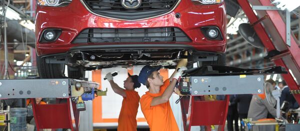 Сборка моделей автомобилей Мазда во Владивостоке - Sputnik Afrique