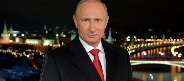 Новогоднее обращение президента РФ В.Путина - Sputnik Afrique