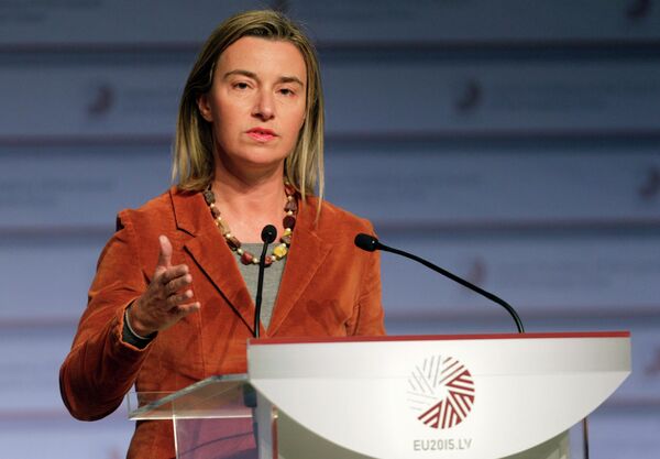 Chef de la diplomatie européenne Federica Mogherini - Sputnik Afrique