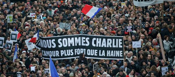 Marche républicaine à Paris: plus d'un million de participants - Sputnik Afrique