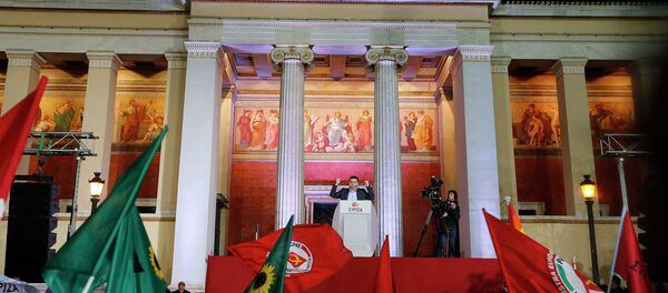 Le leader du parti grec SIRIZA Aleksis Tsipras - Sputnik Afrique