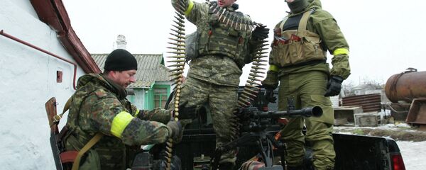 Soldats ukrainiens dans l'est de Ukraine - Sputnik Afrique